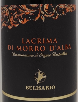 Belisario Lacrima di Morro d'Alba 2021, DOC Lacrima di Morro d'Alba, Rotwein, trocken, 0,75l